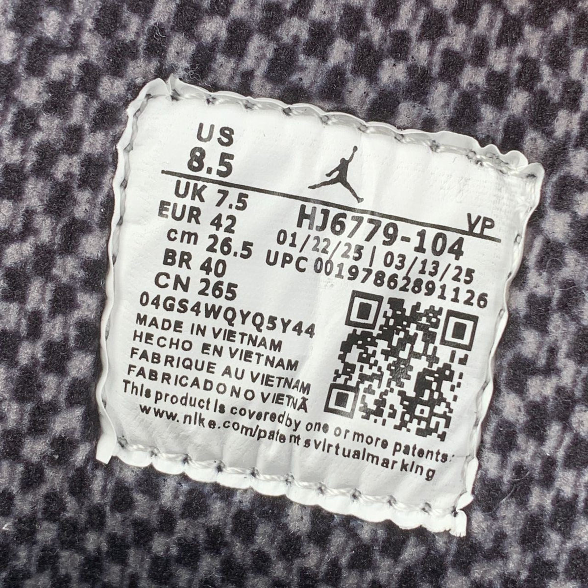 Air Jordan 10 Retro 'Steel' 2025 Sneakers - product view 9