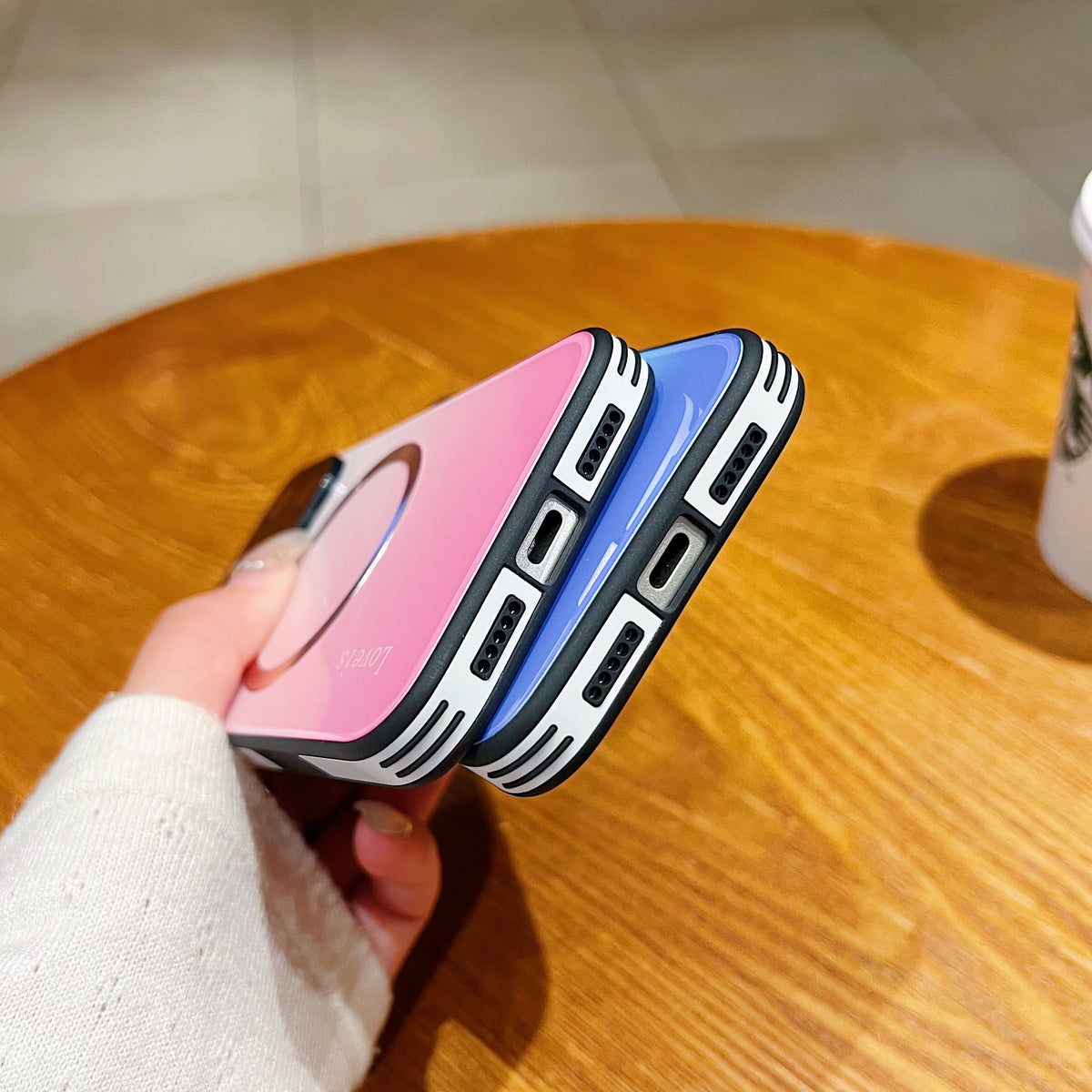 MagSafe Magnetic Gradient Phone Case with Lens Protection - product view 8