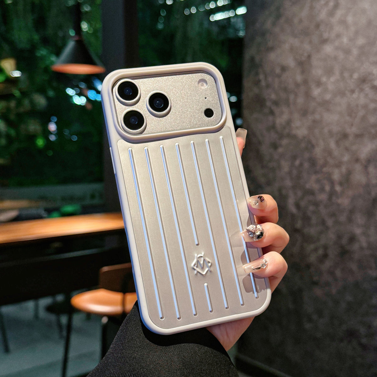 Ribbed Metallic Armor iPhone Case - product view 8