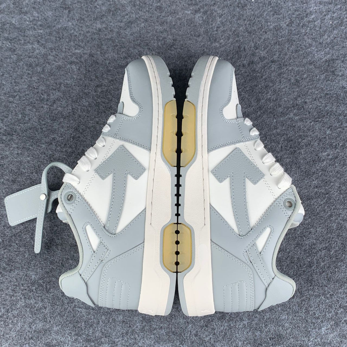 Off-White Out of Office Sneakers 'Grey White' - product view 3