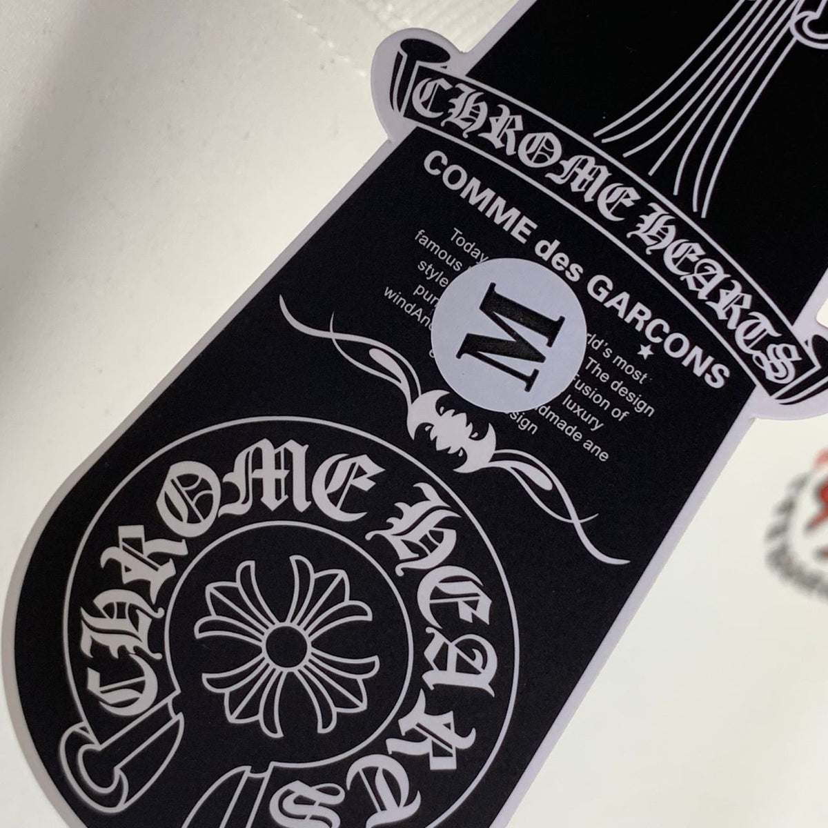 Chrome Hearts Made In Hollywood Plus Cross Long-Sleeve T-Shirt 'White/Red' - product view 12