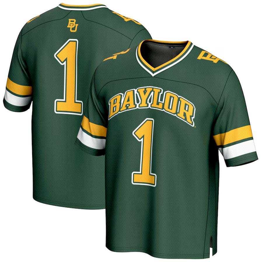 American Football Jersey | B.Bears #1 Player Collegiate Football Fashion Jersey - Green Stitched American College Jerseys - image 1