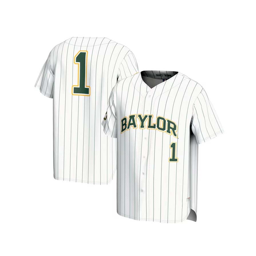 Baseball Jersey | B.Bears #1 Player Unisex Lightweight Baseball Fashion Jersey - White Stitched American College Jerseys - image 1