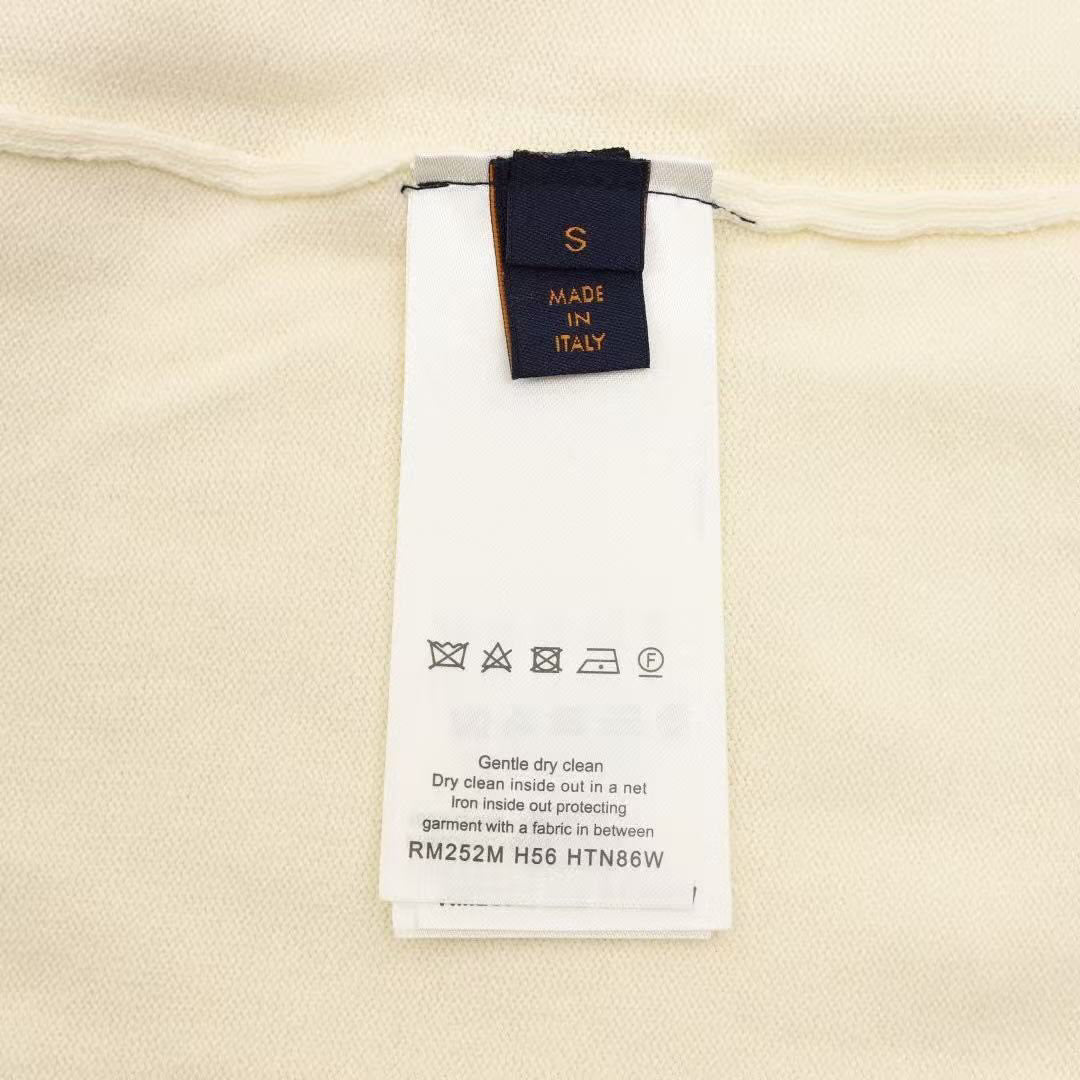 LV x Nigo Intarsia Jacquard Duck T-Shirt 'Cream' - product view 2