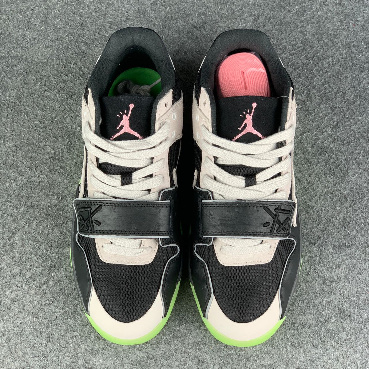 Chase B x Travis Scott x Jordan Jumpman Jack TR Sneakers 'Black Night Silver' - product view 2