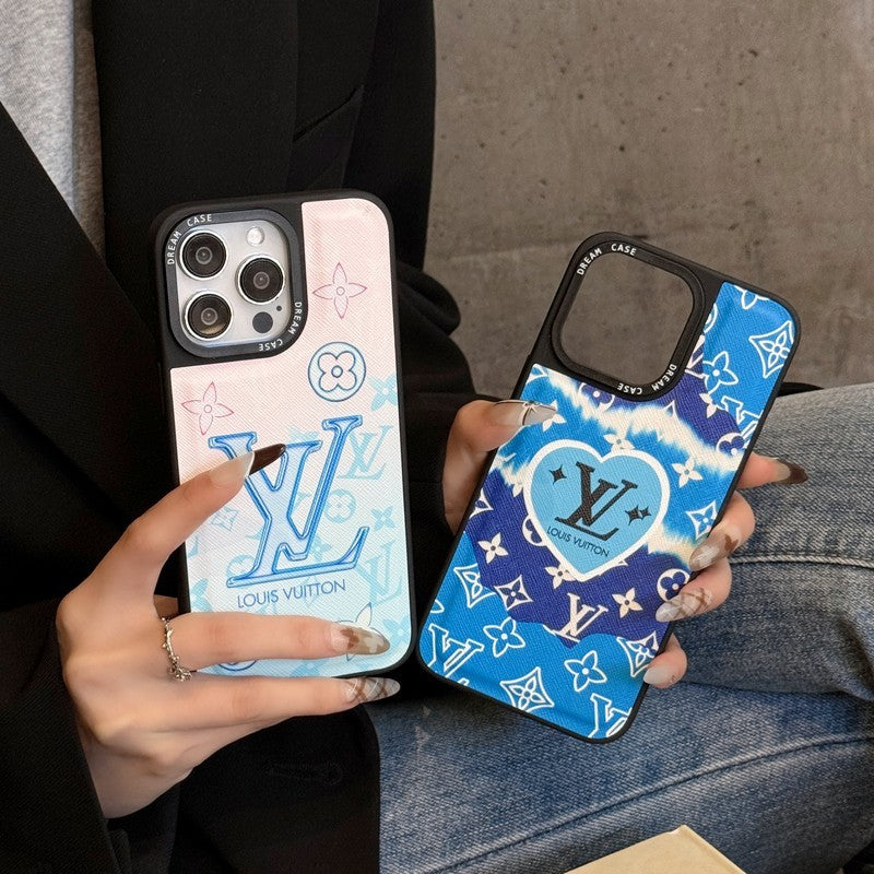 Blue Leather iPhone Case - product view 3