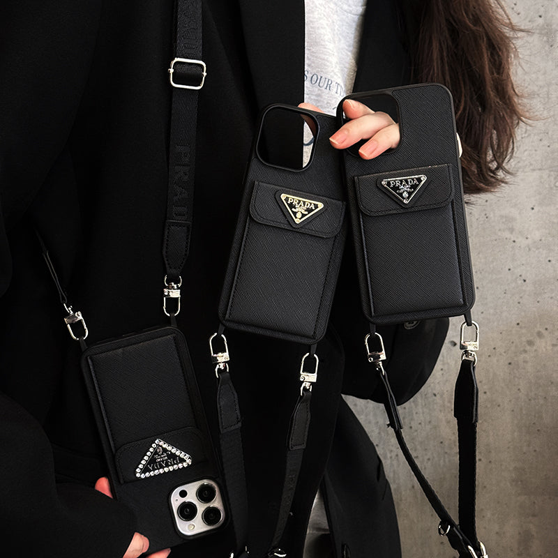 Crossbody Leather iPhone Case - product view 2