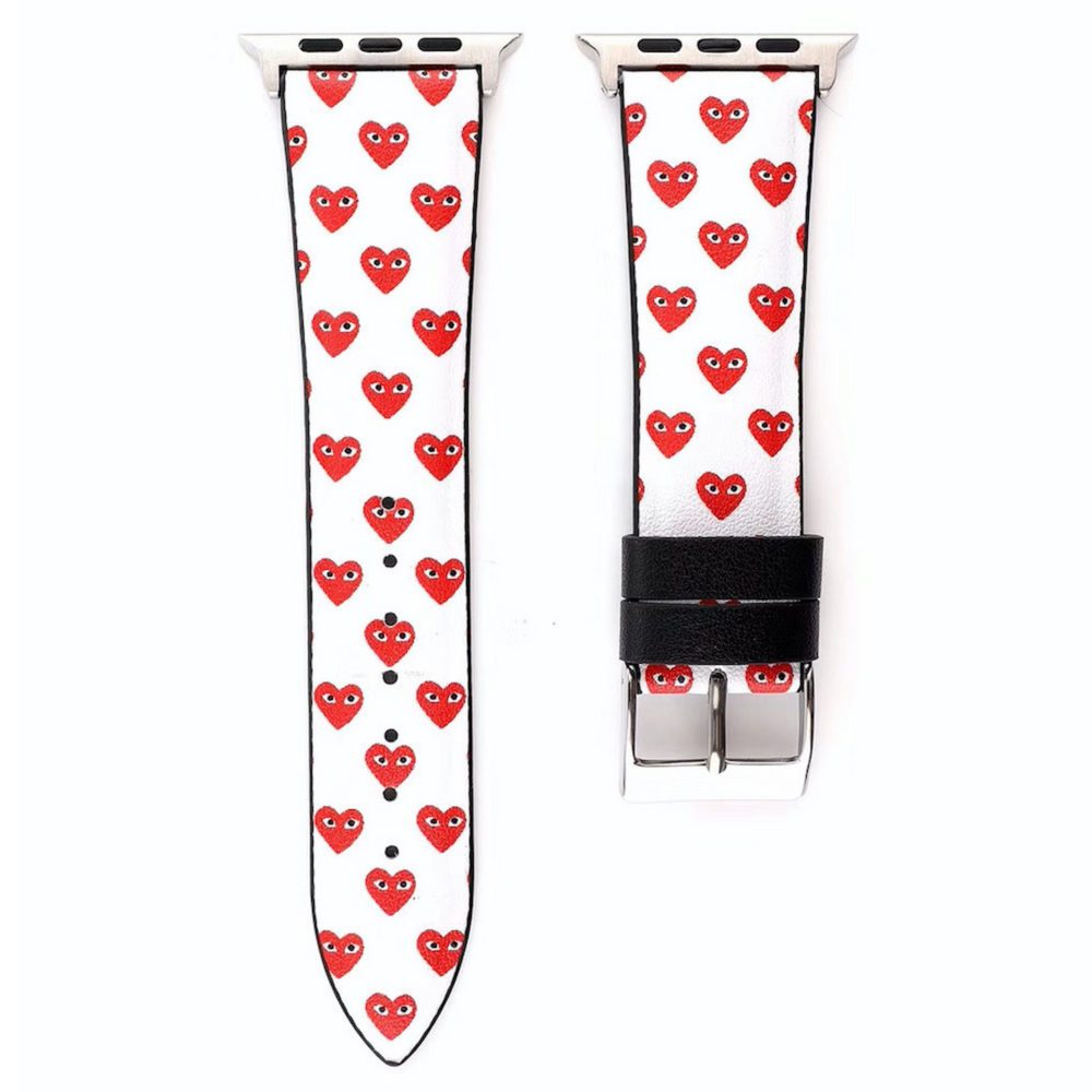'CDG' LEATHER WATCH BANDS - product view 1