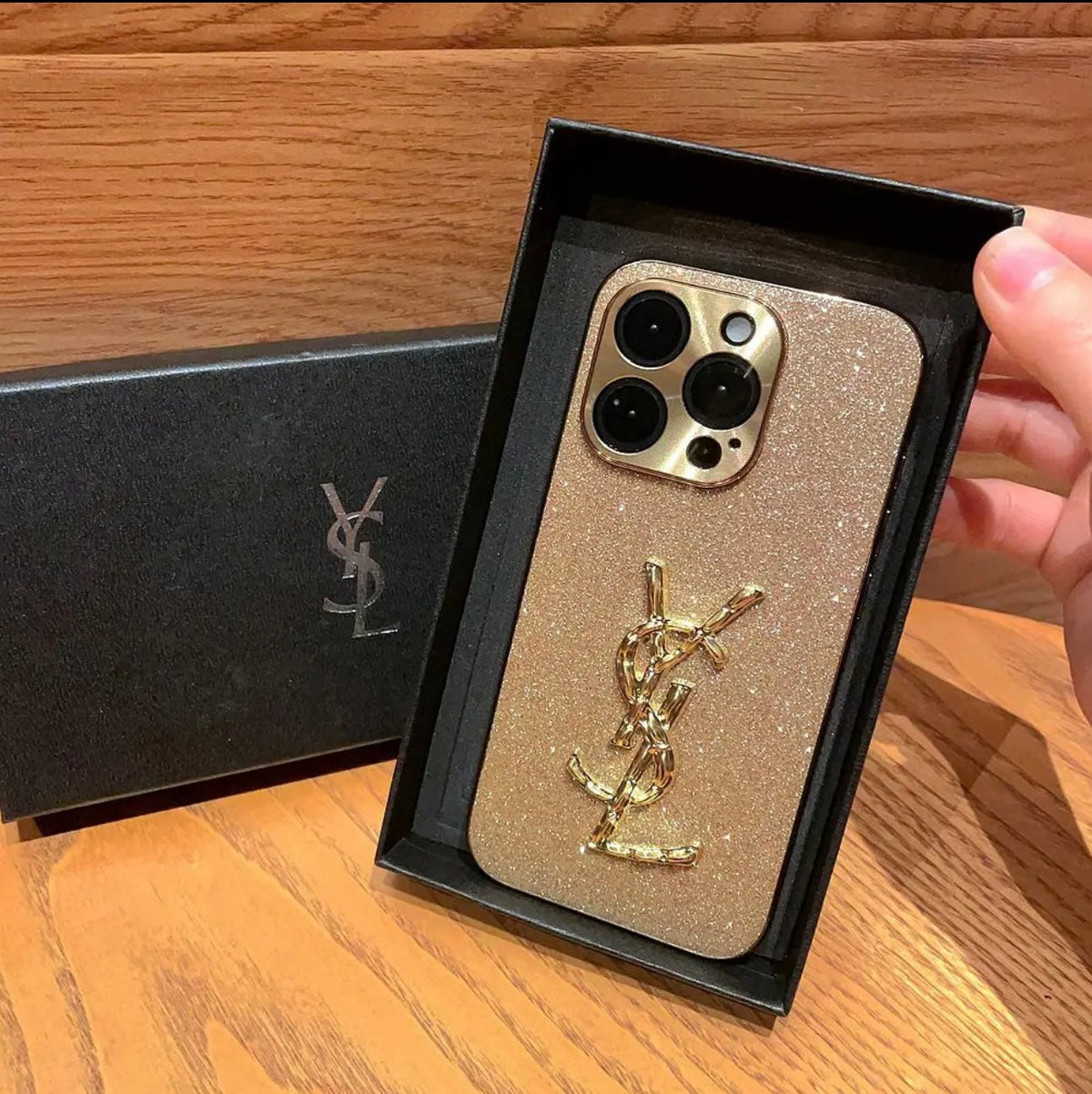 Elegant Letter x Mono iPhone Case - product view 3