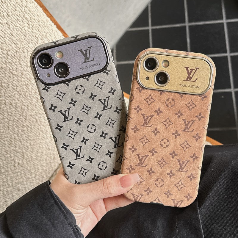 Brown & Black Classic Leather iPhone Case - product view 10