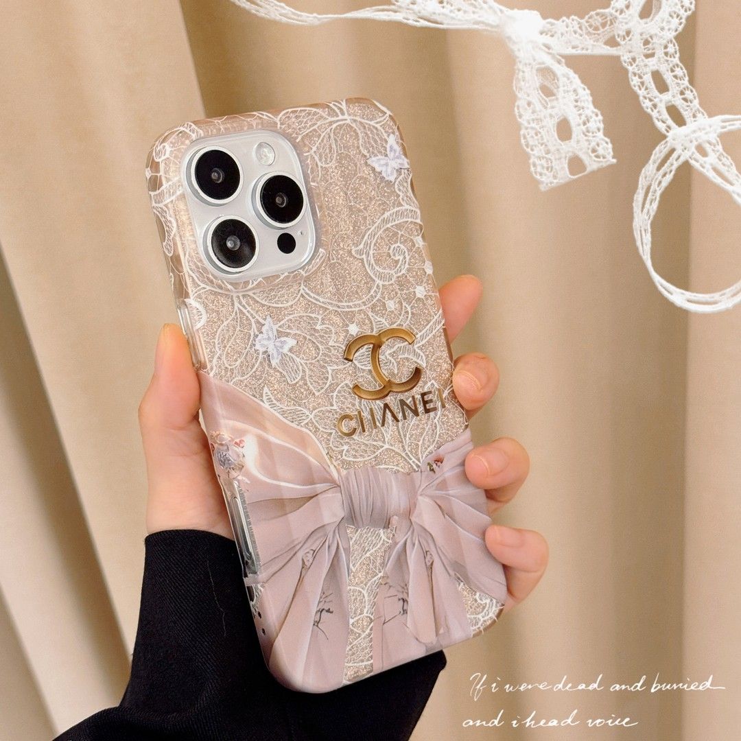 Chic Elegance: Pearl-Embellished iPhone Case - product view 1