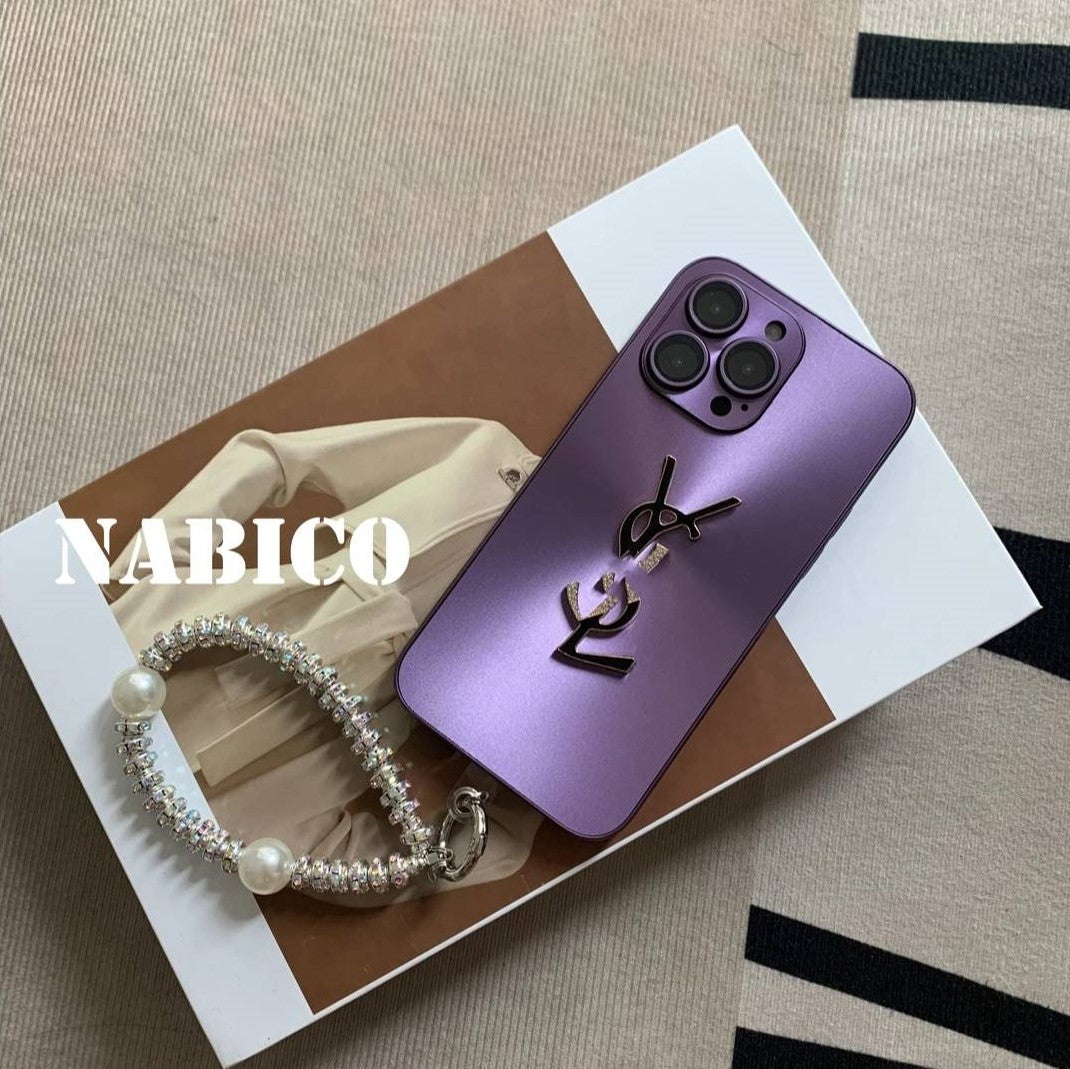Elegant Letter Shine x Mono iPhone Case With Chain - product view 8