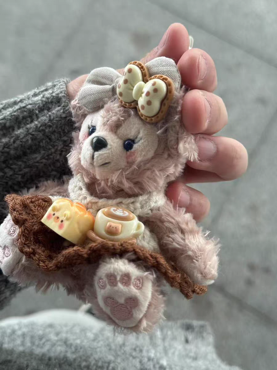 Limited Edition Sherry May Plush Keychain - Luxe Teddy Bear Bag - product view 5