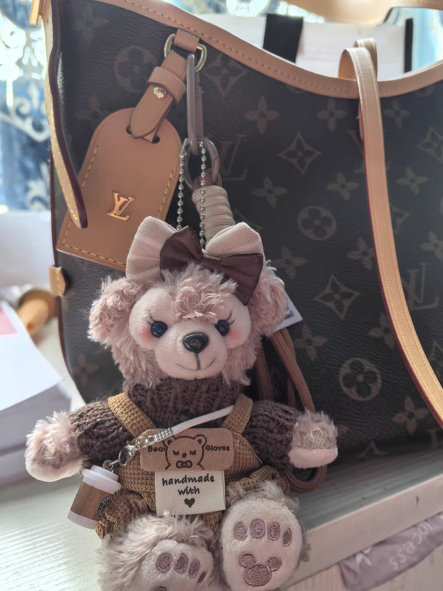 Limited Edition Sherry May Plush Keychain - Luxe Teddy Bear Bag - product view 6