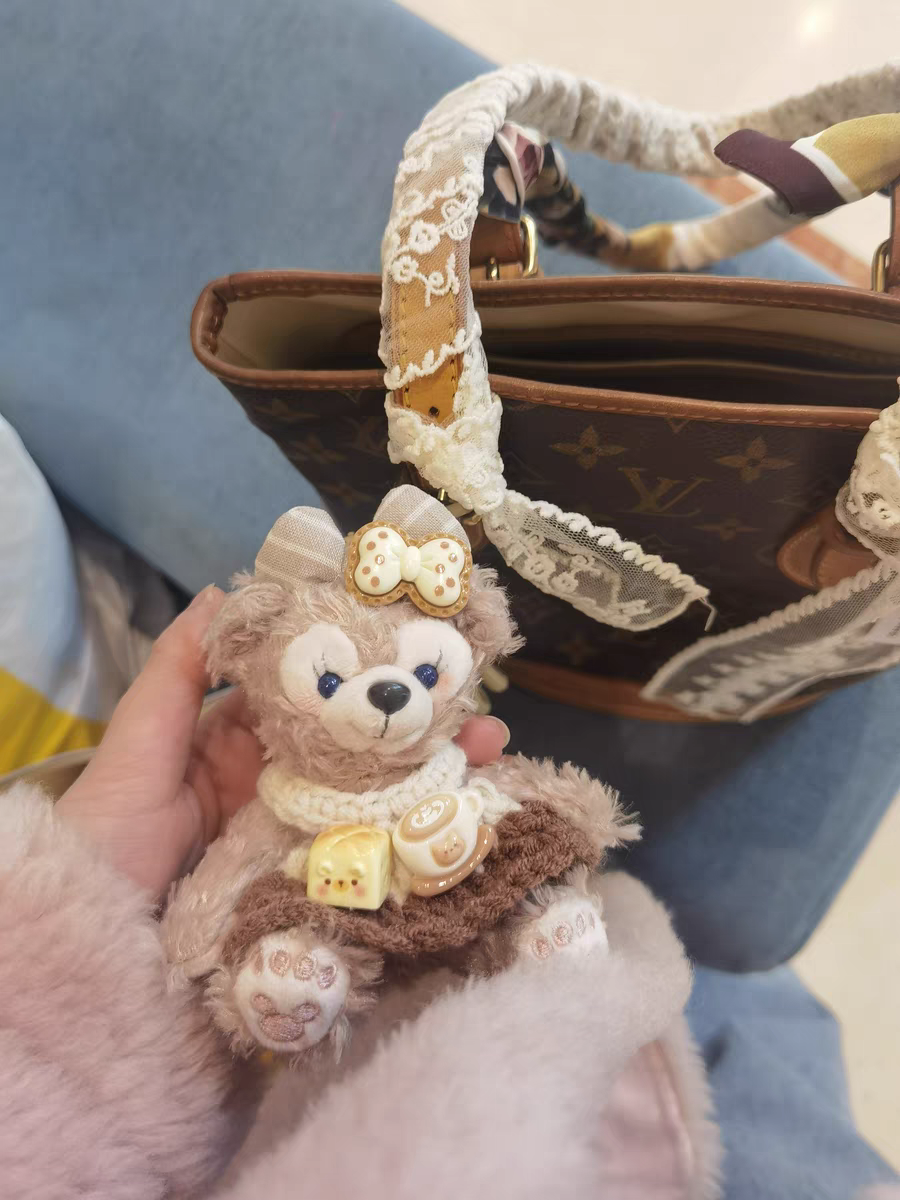 Limited Edition Sherry May Plush Keychain - Luxe Teddy Bear Bag - product view 8