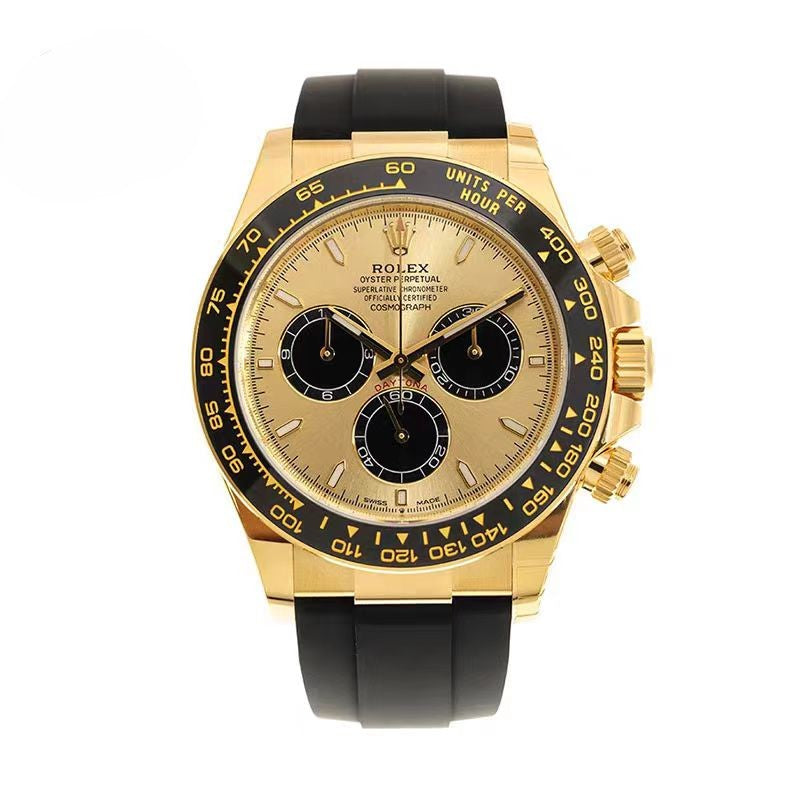 Chronograph Sport Watch with Rubber Strap - product view 2