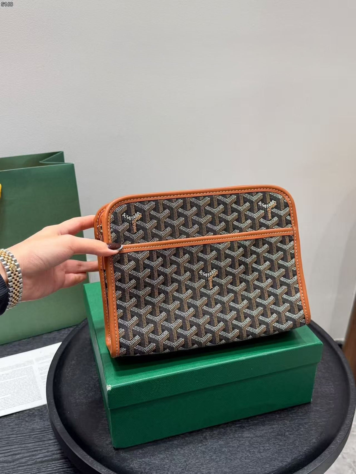 Essential clutch bag for men - product view 2