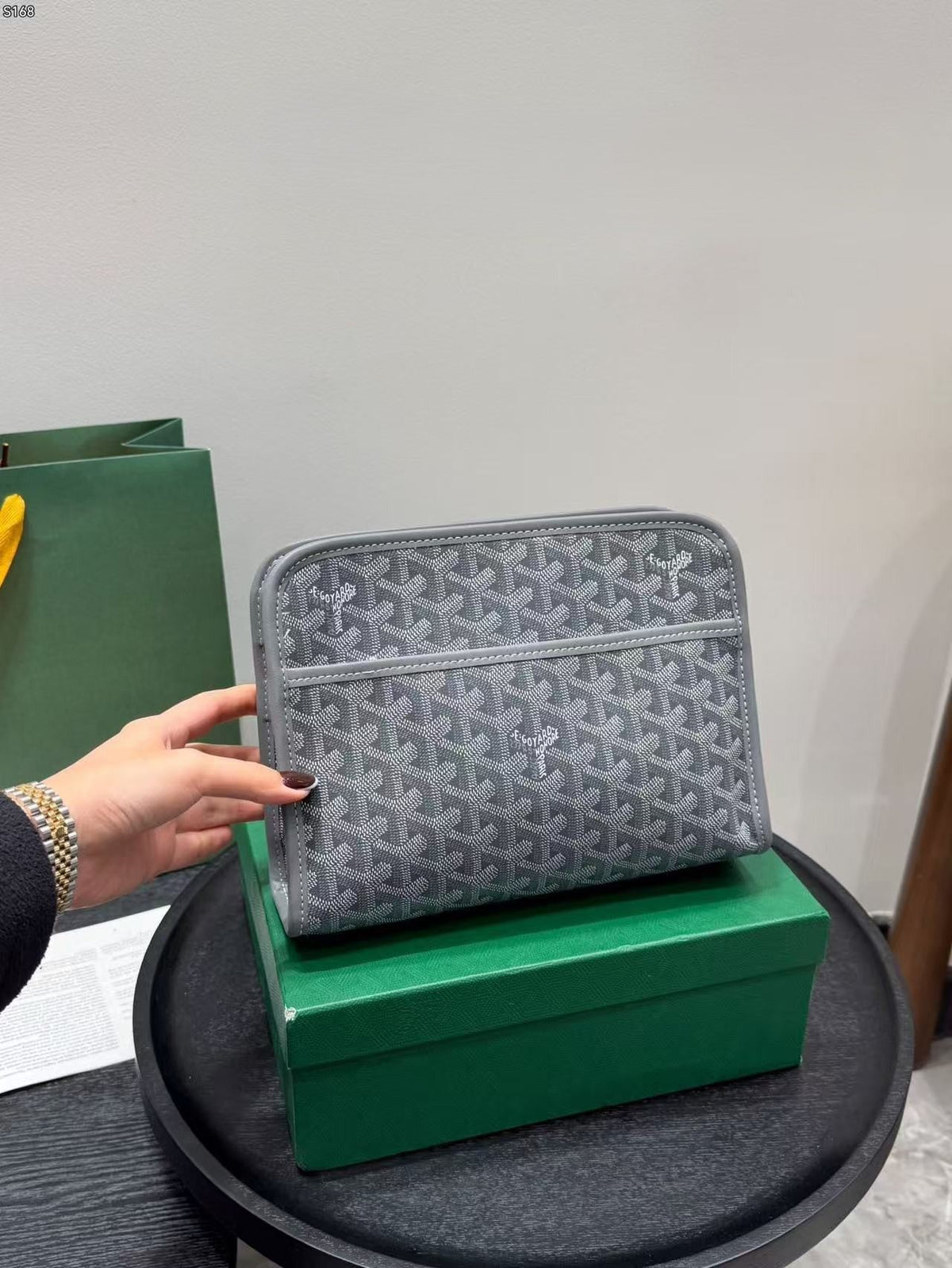 Essential clutch bag for men - product view 1