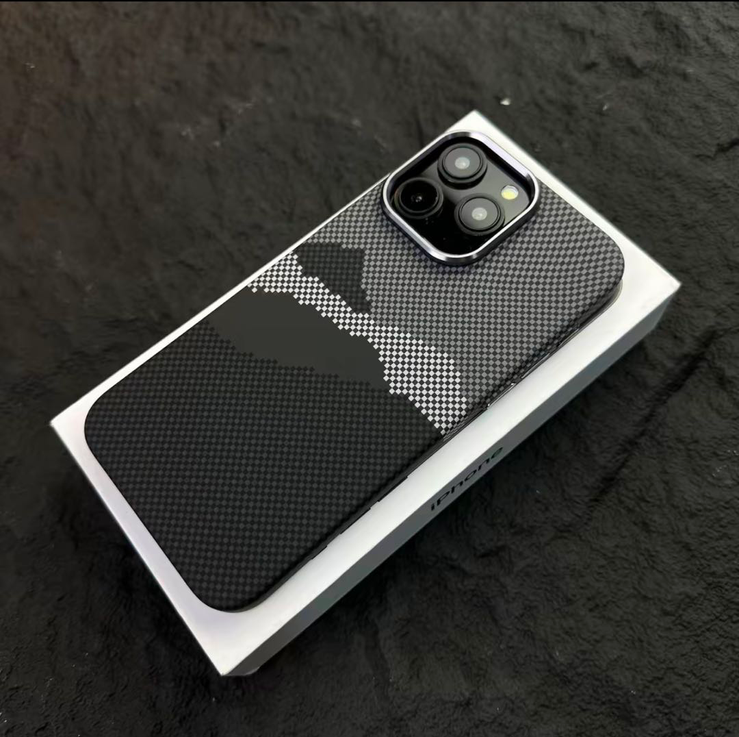MagSafe-Compatible Phone Case with Abstract Pixel Design - product view 1