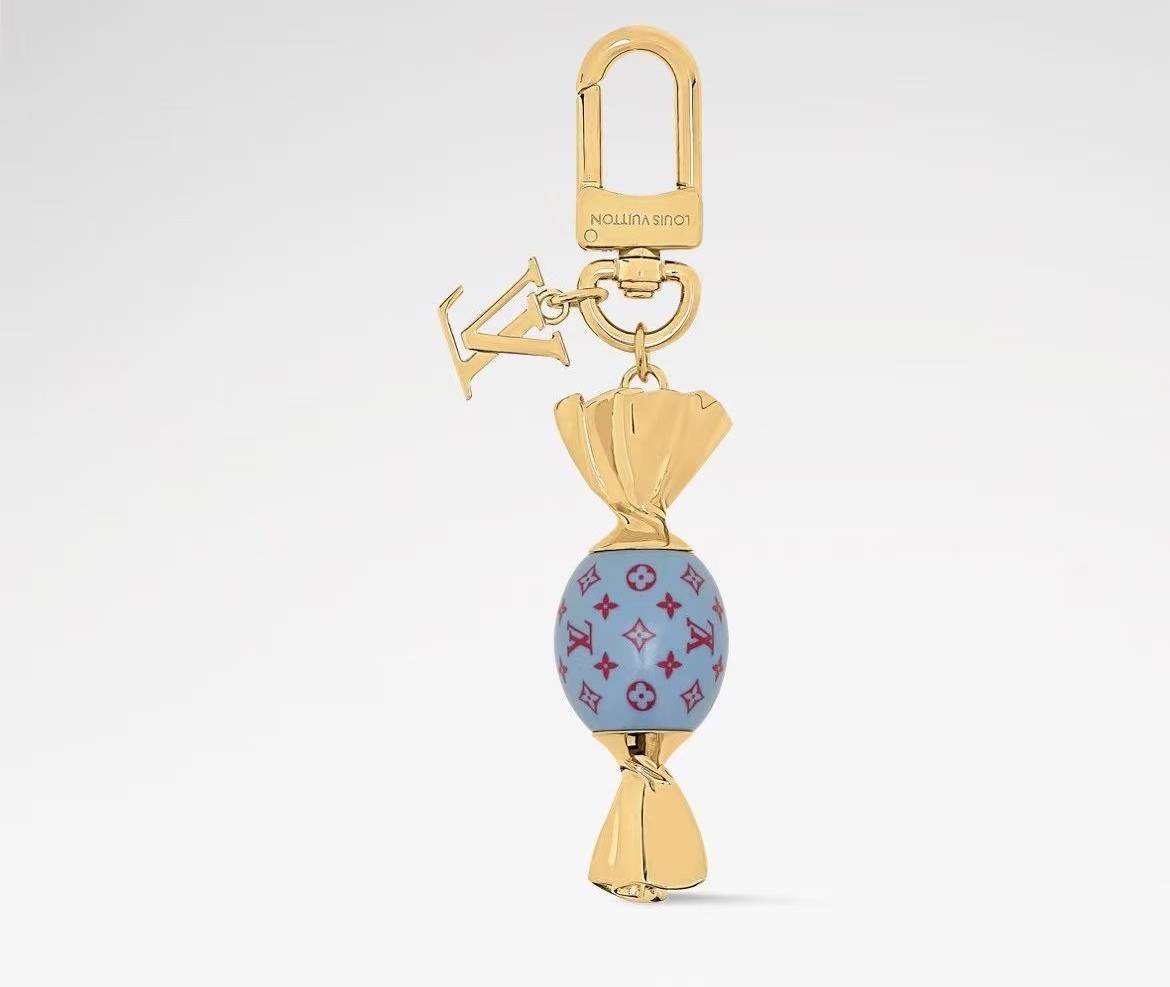 Lollipop Monogram Bag Charm Keychain - product view 3