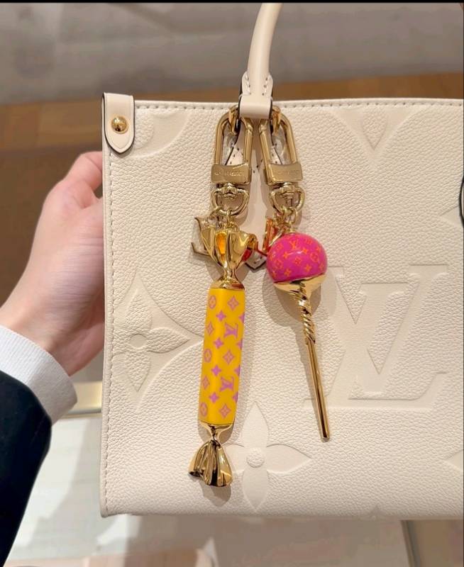 Lollipop Monogram Bag Charm Keychain - product view 10