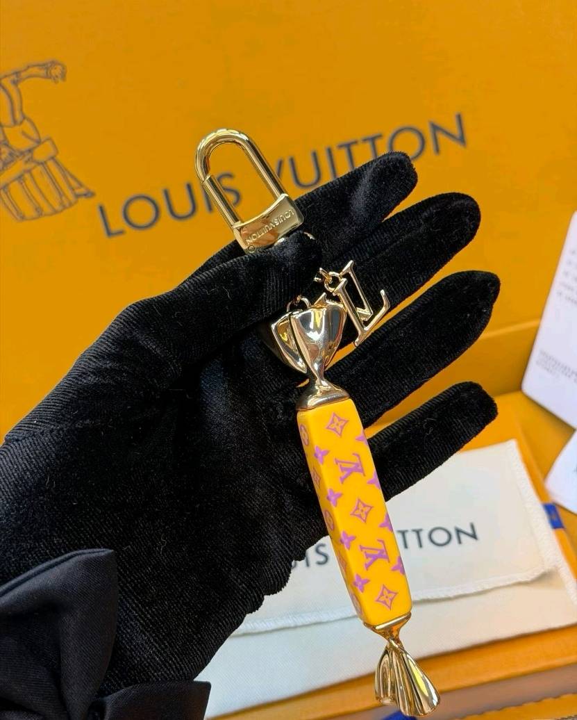 Lollipop Monogram Bag Charm Keychain - product view 7