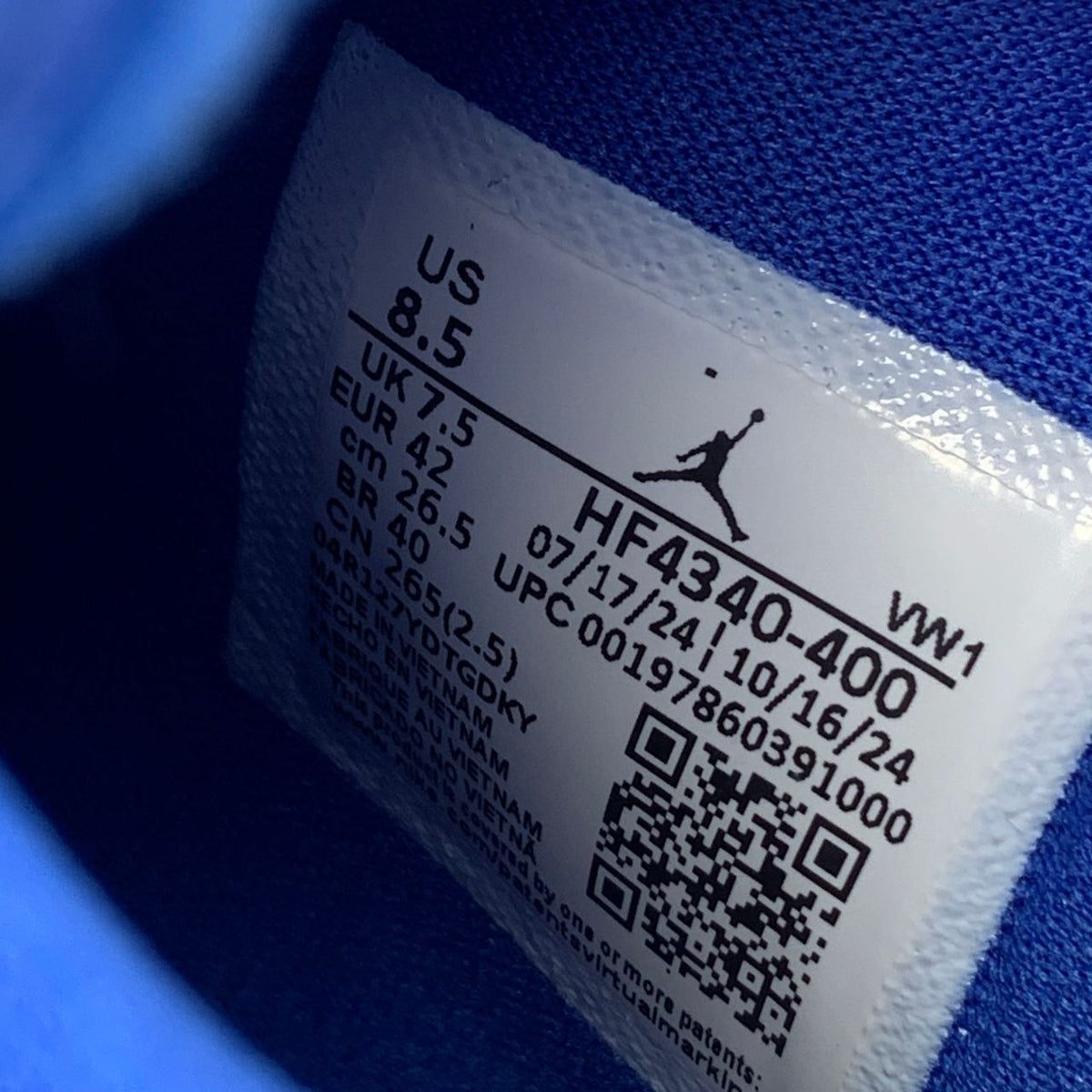 (Custom) Jordan 4 Retro OG SP Brick by Brick "Blue" Sneakers - product view 11