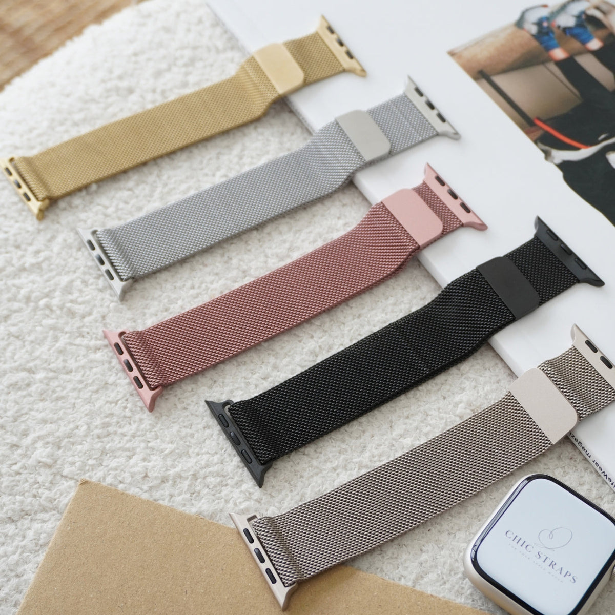 Milanese Mesh Watch strap watch - product view 10
