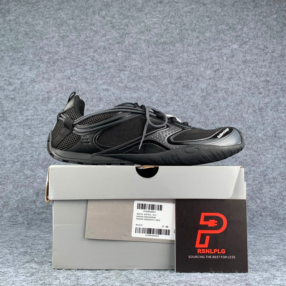Balenciaga Radar Sneaker 'Black' - product view 1