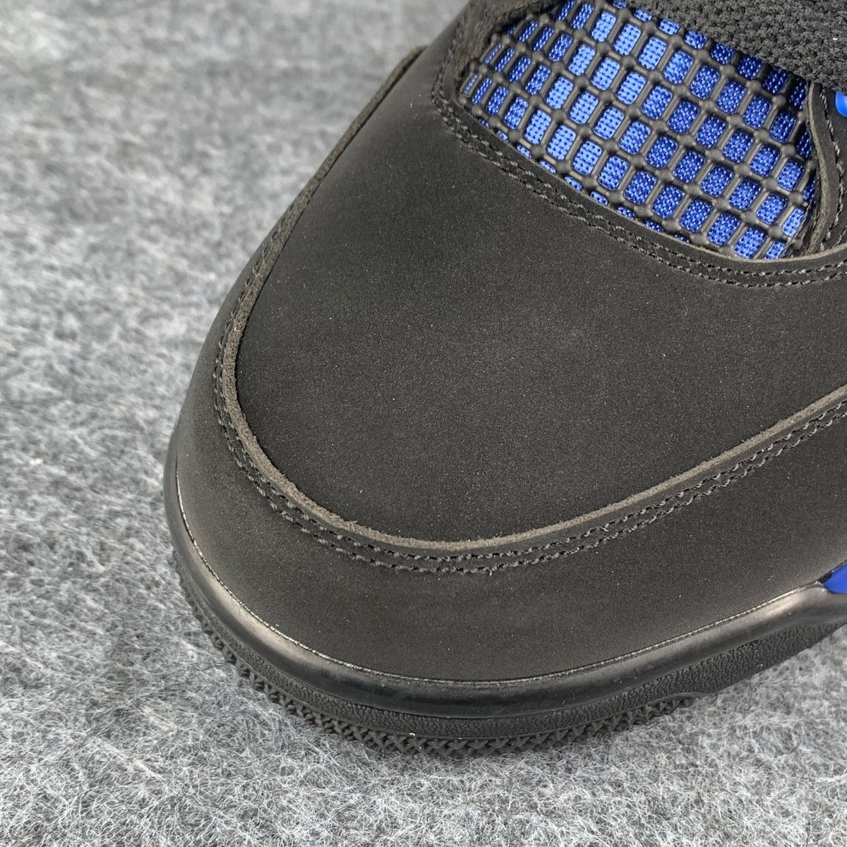 Custom Jordan 4 "Blue Thunder" Sneakers - product view 7