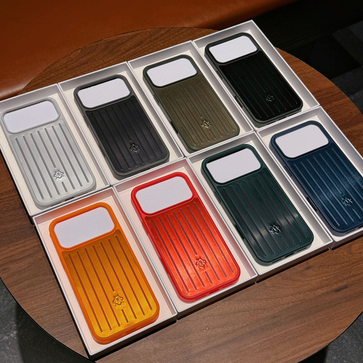 Ribbed Metallic Armor iPhone Case - product view 15