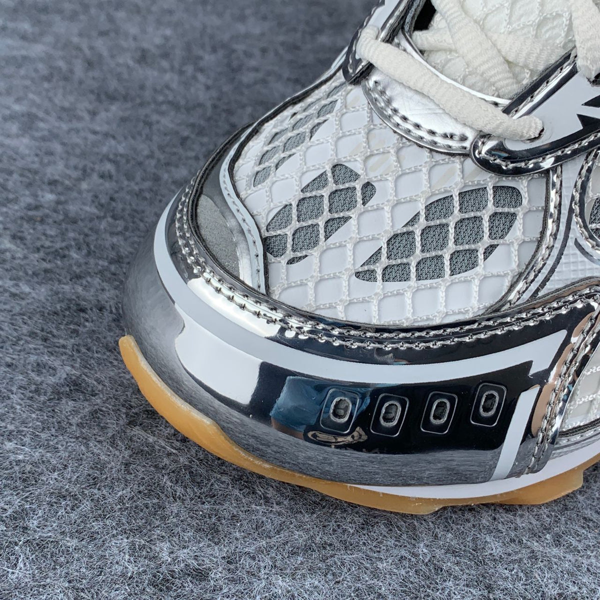 Bottega Veneta Orbit Sneaker 'Silver White' - product view 7