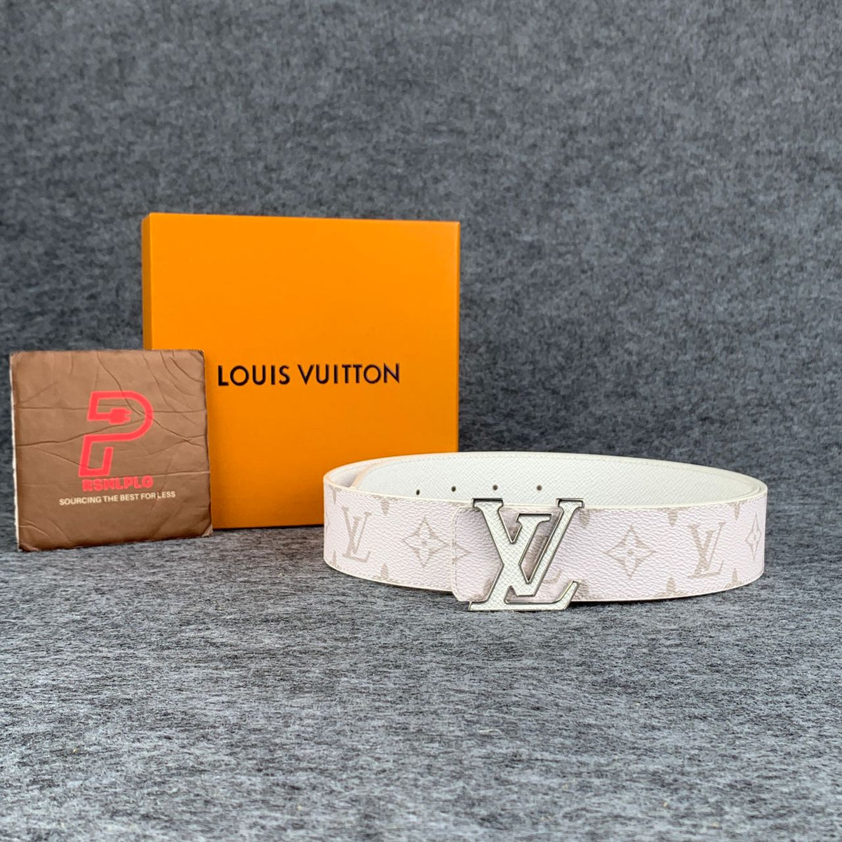 LV Initiales 40mm Reversible Belt 'White' - product view 1