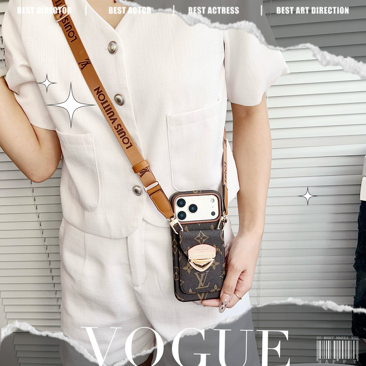 Crossbody iPhone Case with Card Pocket & Detachable Strap - product view 29