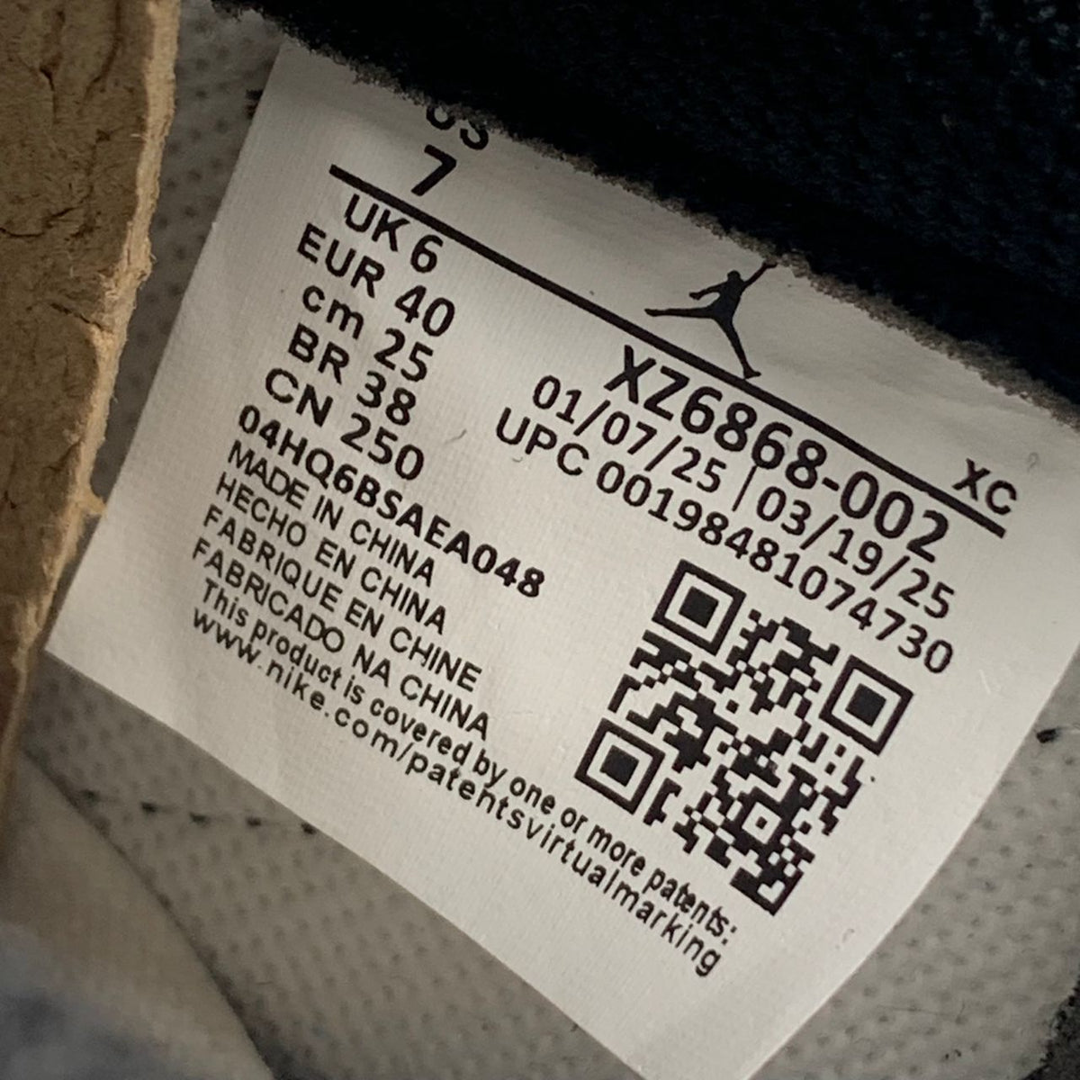 Custom Travis Scott x Air Jordan 1 Low "Phantom Stitch" Sneakers - product view 11