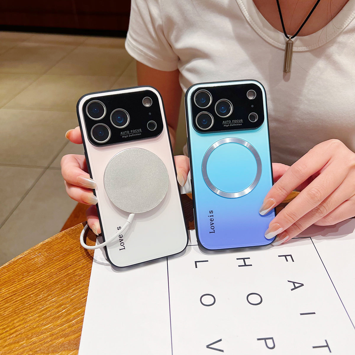 MagSafe Magnetic Gradient Phone Case with Lens Protection - product view 14