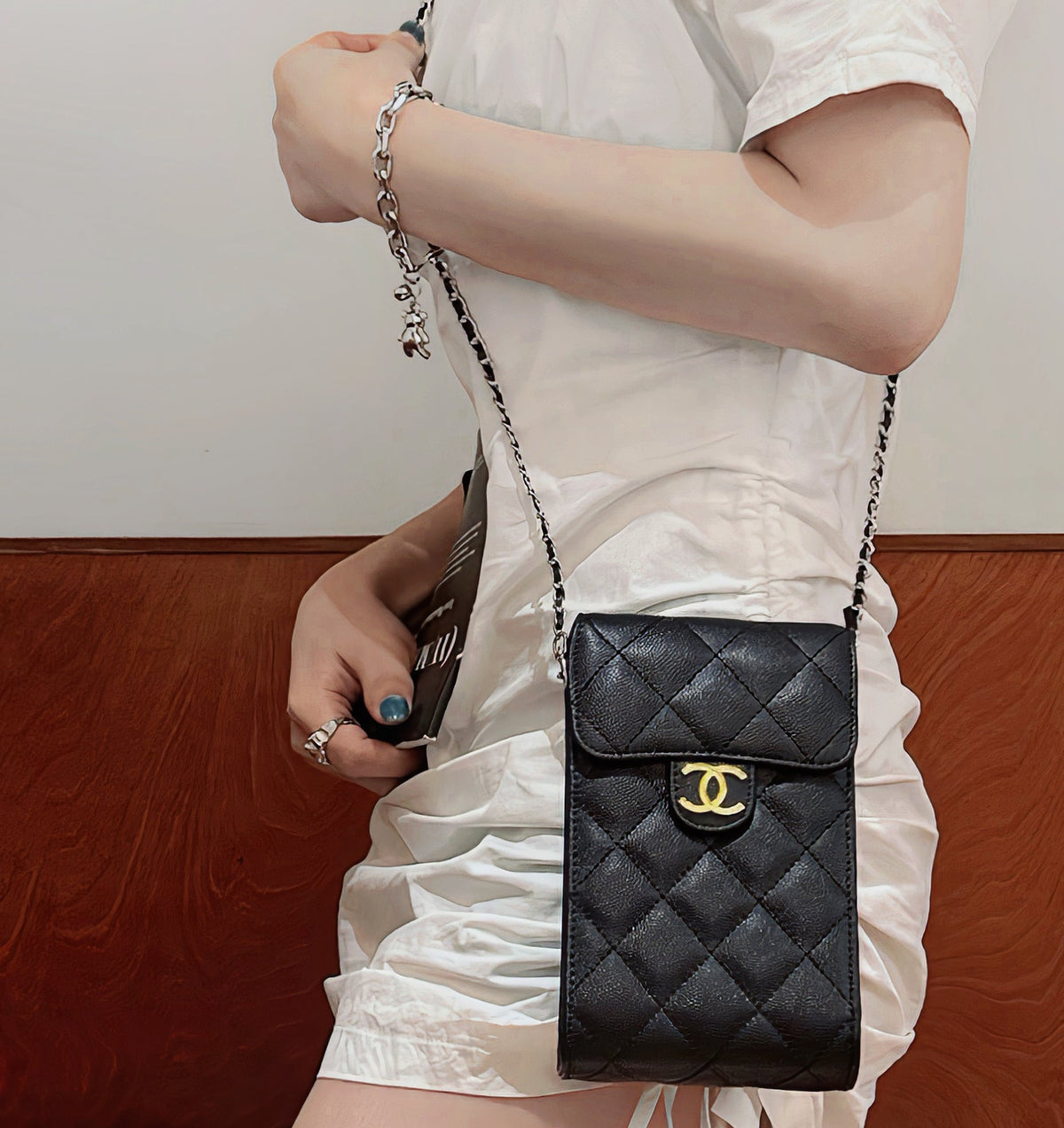 Crossbody Leather Phone Bag - product view 2