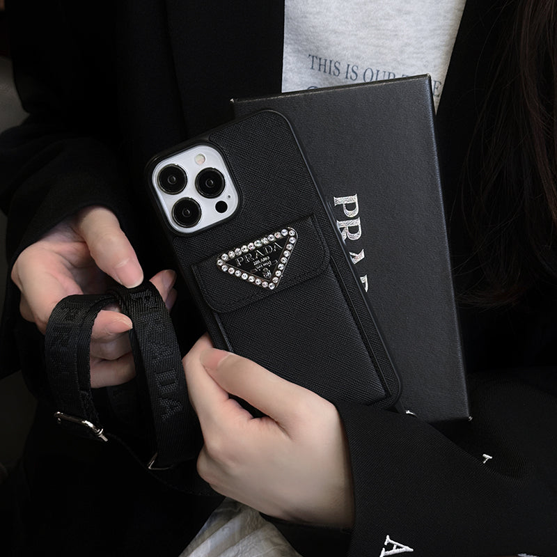 Crossbody Leather iPhone Case - product view 3
