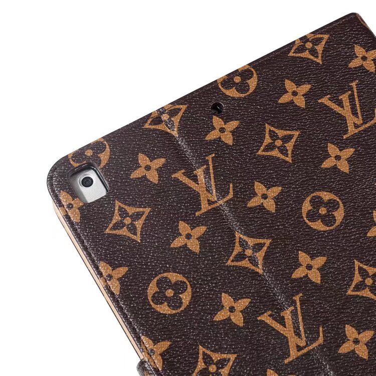Canvas Monogram Leather Fresh Summer Theme Pattern Apple iPad case - product view 8