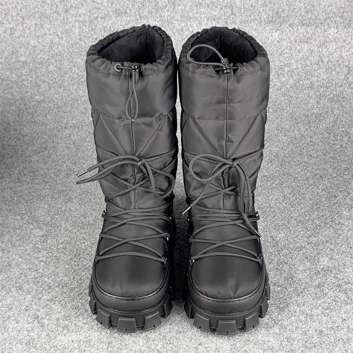 Prada Recycled Nylon Moon Boots - product view 10