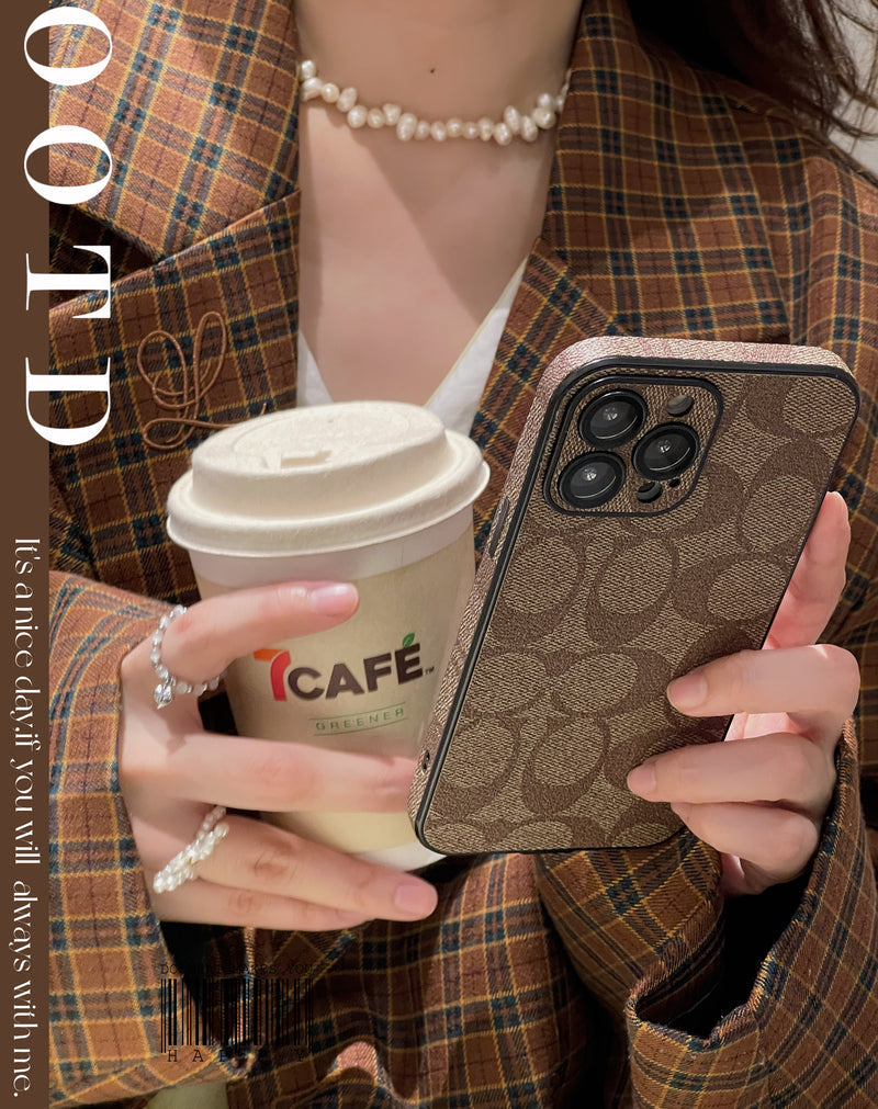 Classic iPhone Case Coffee -QB240402 - product view 2