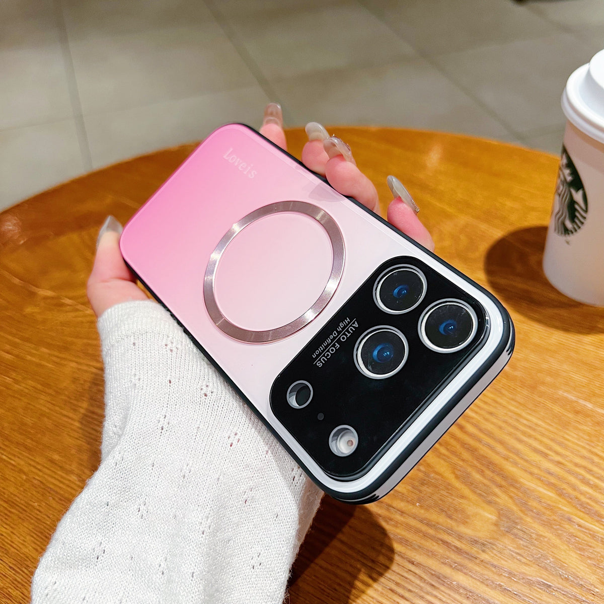 MagSafe Magnetic Gradient Phone Case with Lens Protection - product view 13