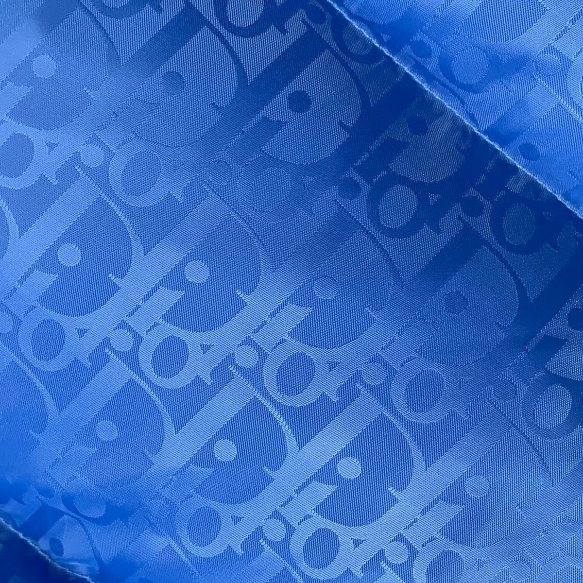 Dior Oblique Down Jacket in Blue Technical Jacquard - product view 6
