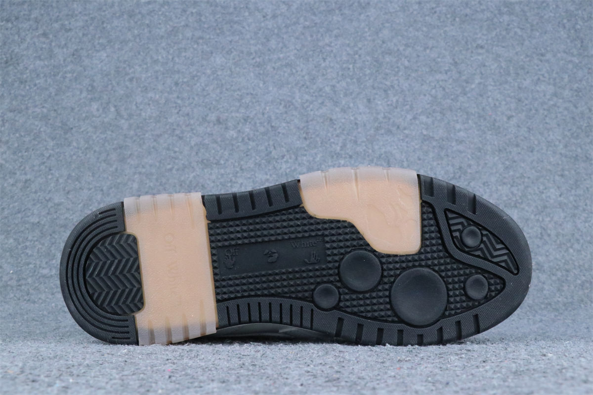 Off-White Out of Office Logo Print Sneakers 'White Black' - product view 3