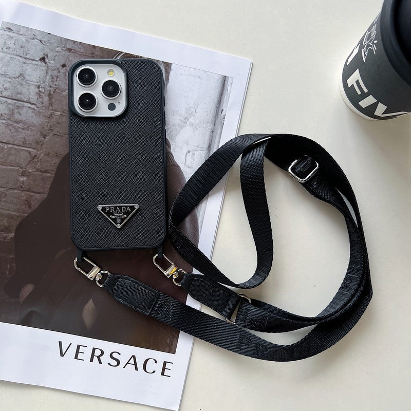 Crossbody Leather iPhone Case - product view 15