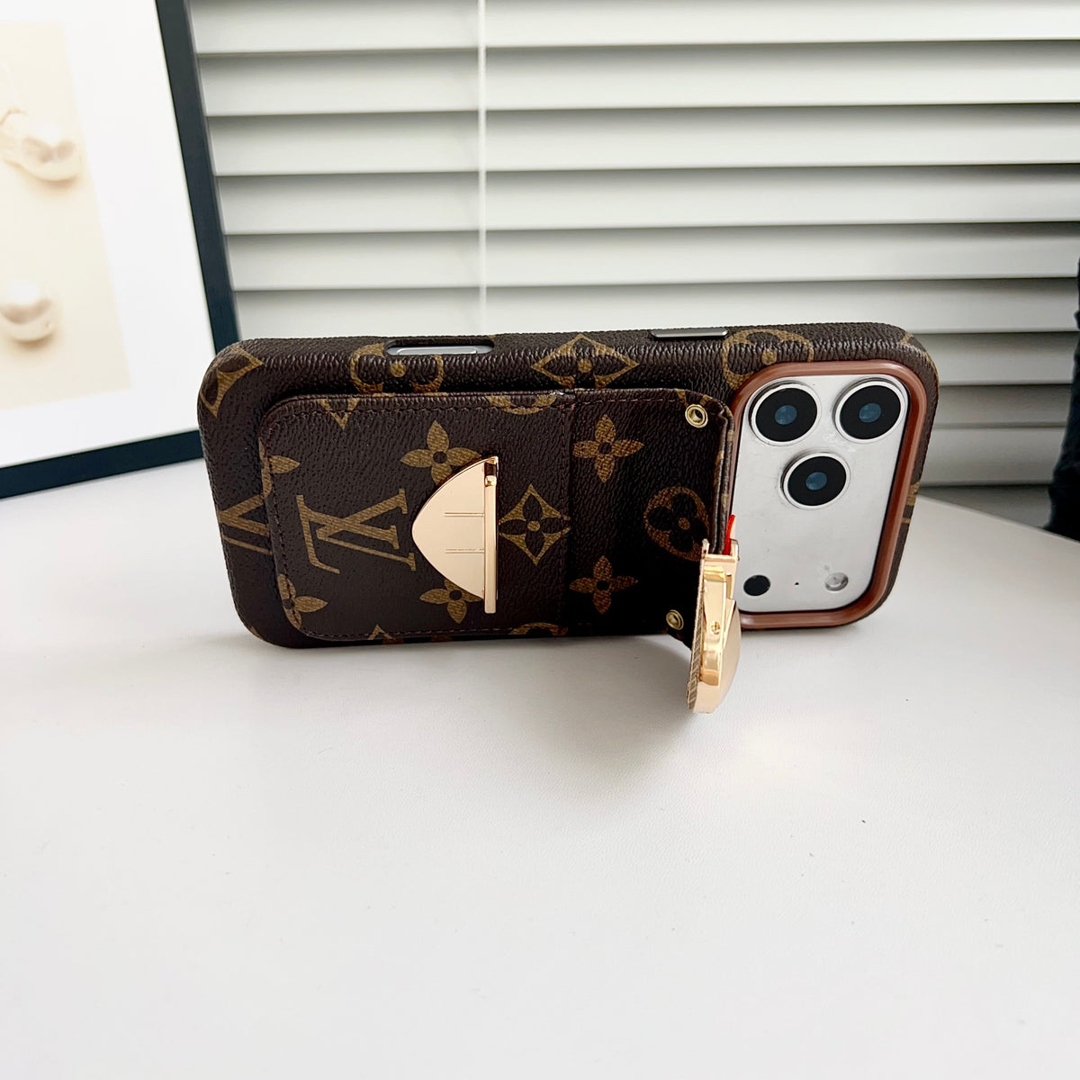 Crossbody iPhone Case with Card Pocket & Detachable Strap - product view 30