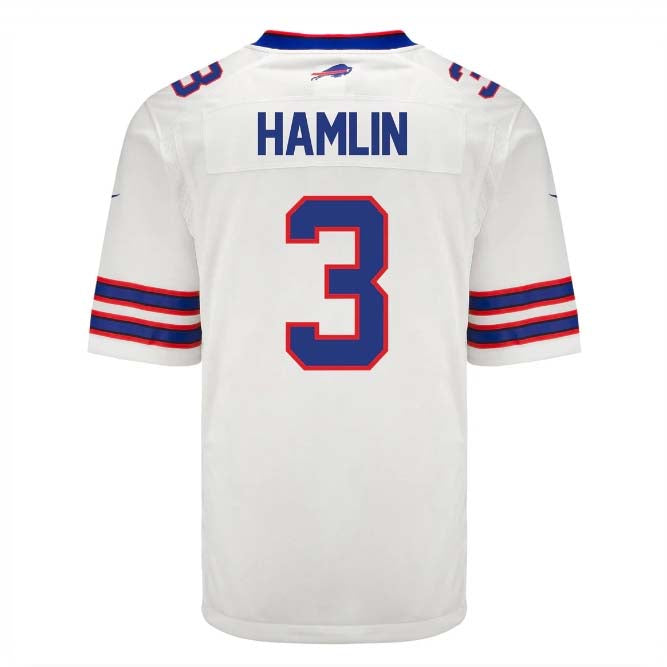 American Football Jersey | B.Bills #3 Damar Hamlin Player White Game Jersey - American Stitched Football Jerseys - image 1