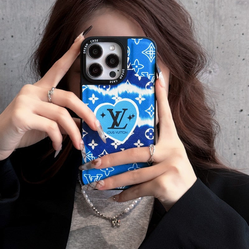 Blue Leather iPhone Case - product view 4