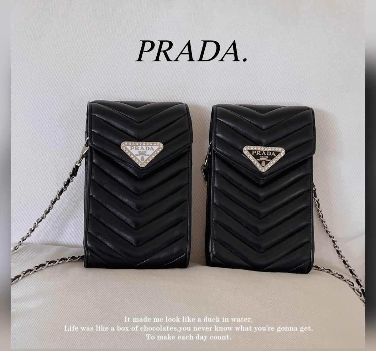 Crossbody Leather Phone Bag - product view 4