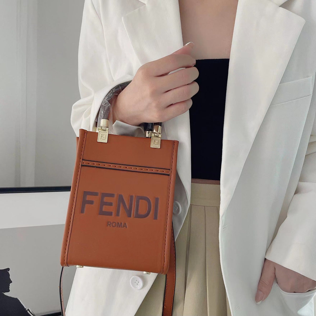 Classic Tote Bag With Crossbody - product view 15